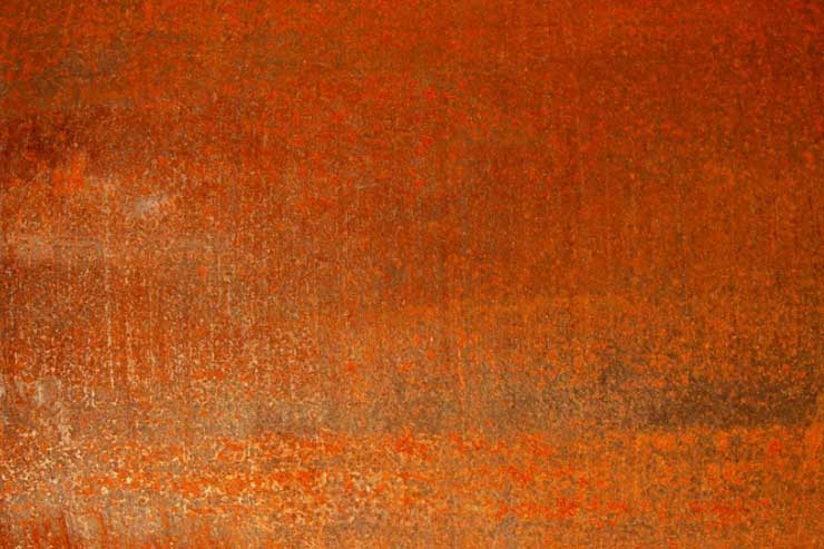 Corten-terasest lehed