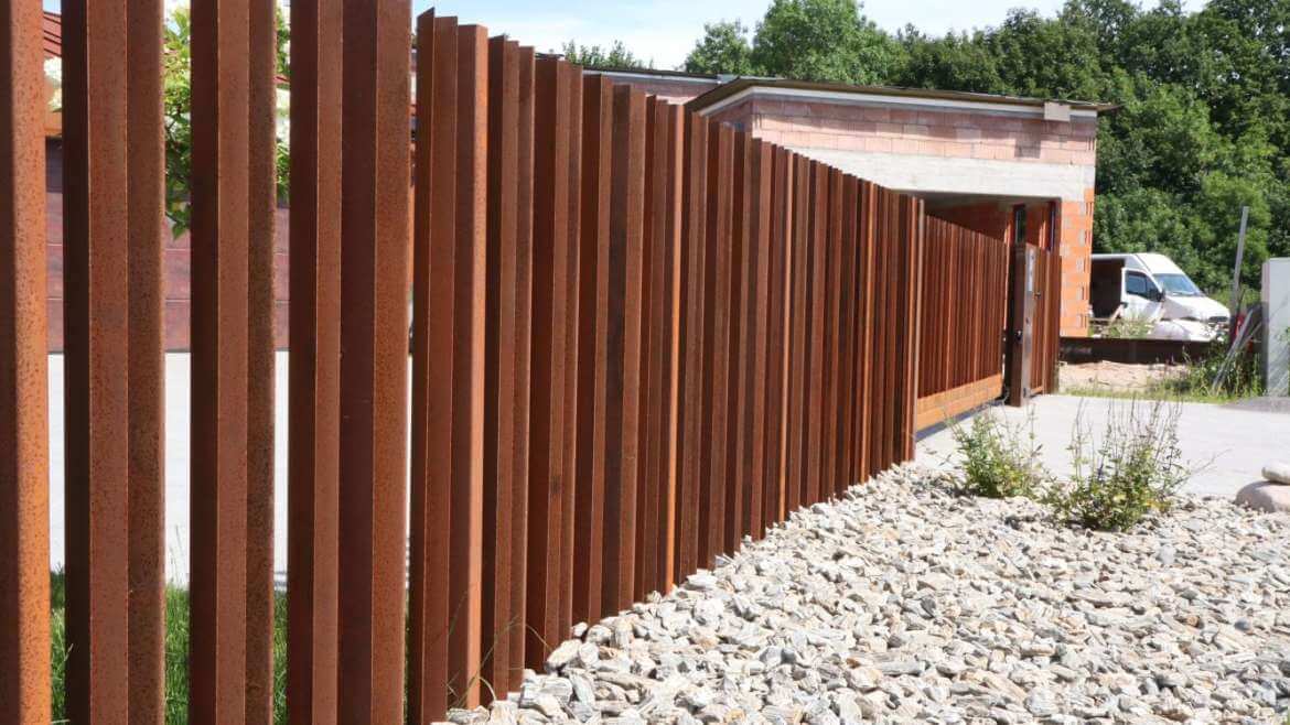 Corten-terasest aed „Veneetsia“