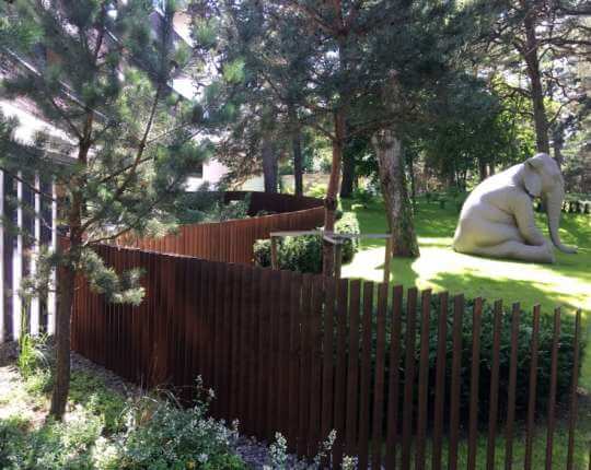 Corten-terasest aed „Kuusk“
