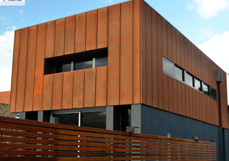 Corten-teras fassaadiviimistluses