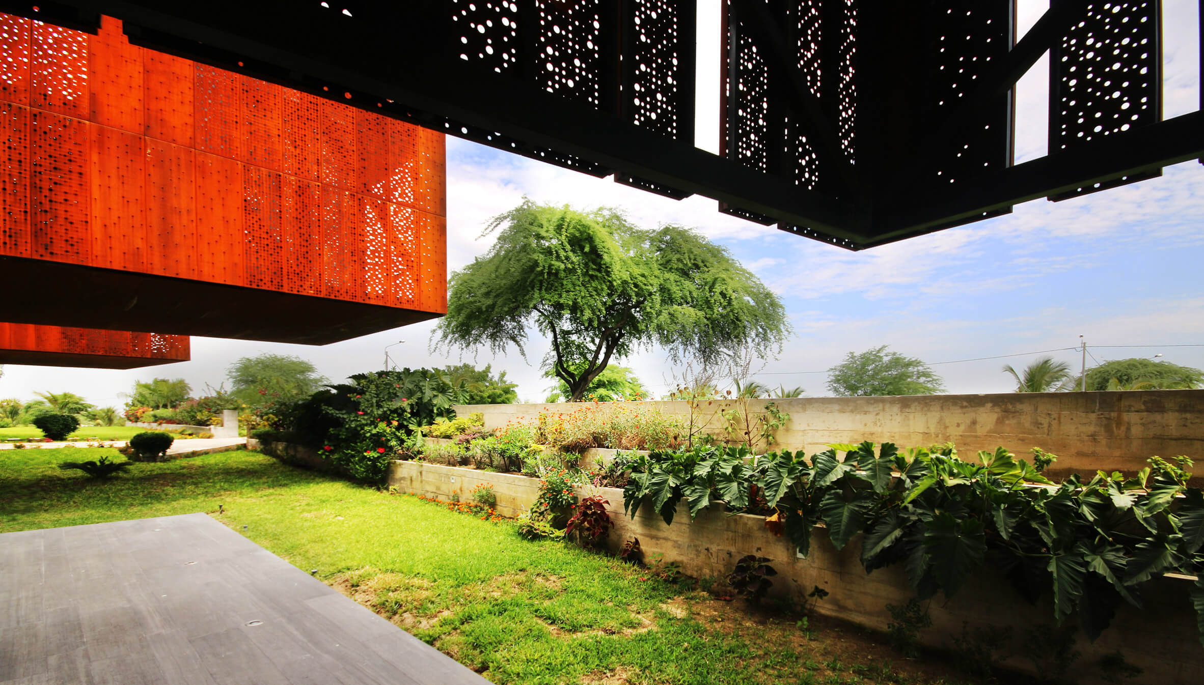 corten fasadas