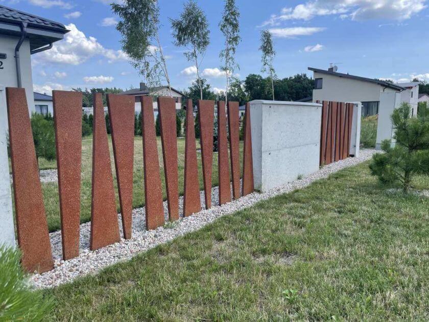Corten-terasest aed „Aston“